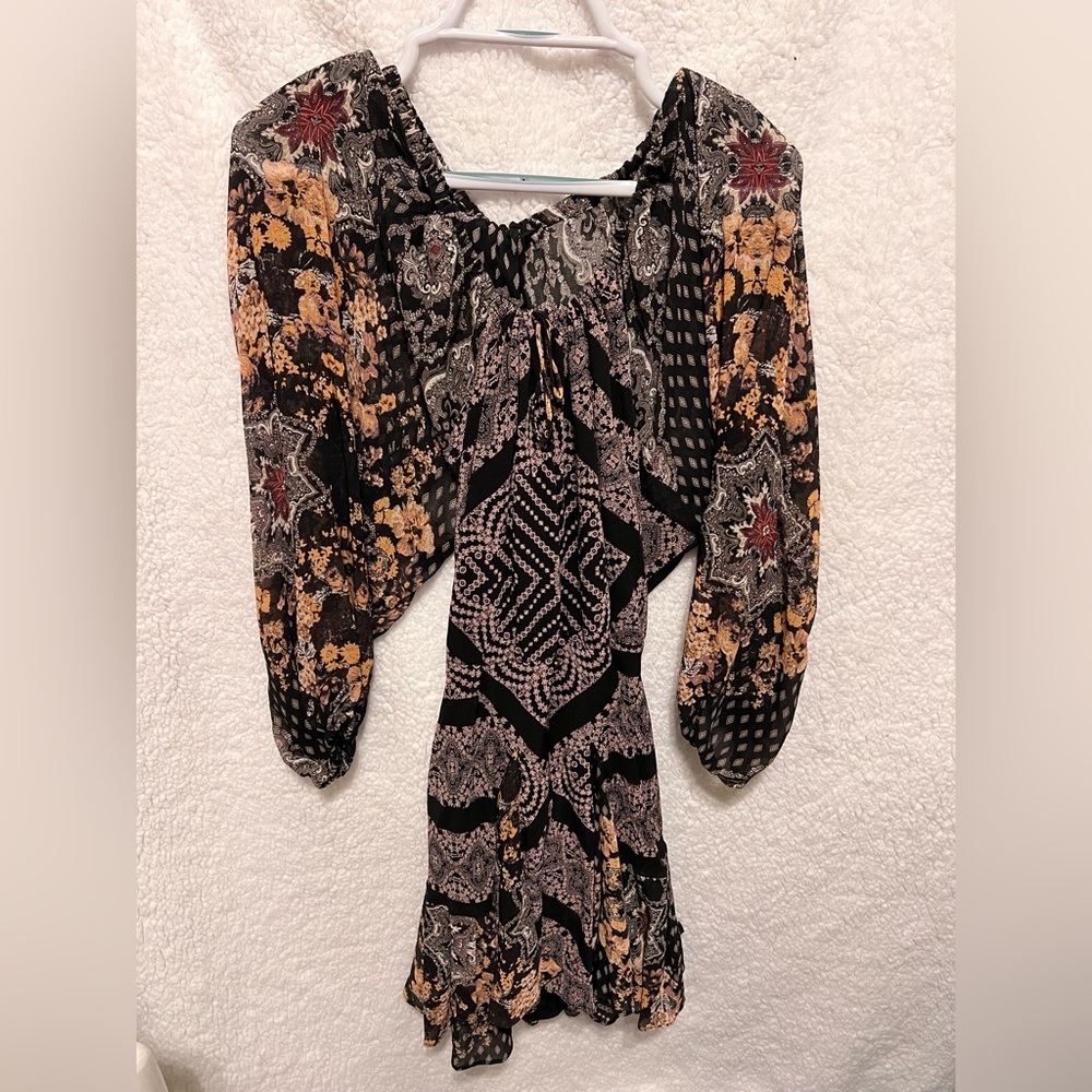 BOHO Style Open Back Dress